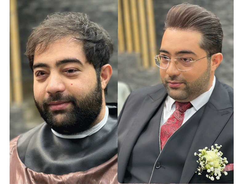 خانه داماد و آموزشگاه آرایشگری مردانه محمد جاوید در مشهد