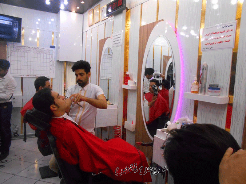 آرایشگاه مردانه رضا در مشهد