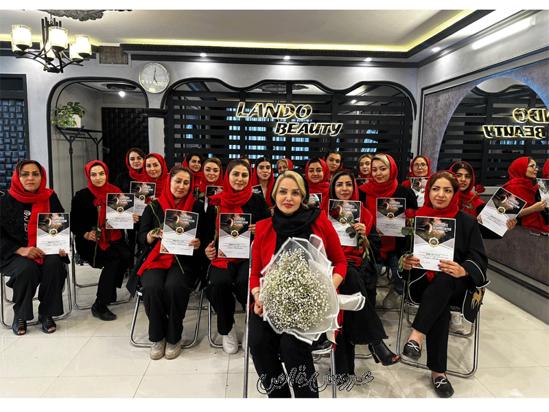 آموزشگاه آرایشگری لندو در وکیل آباد مشهد